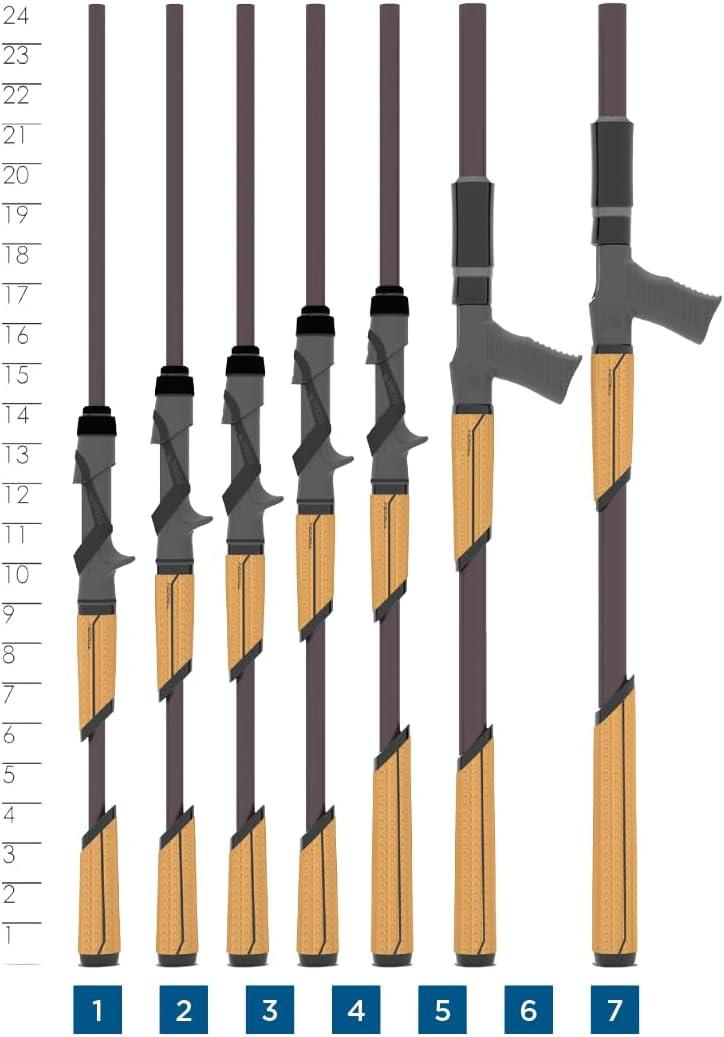 imageSt Croix Rods Mojo Bass Casting Rod Premium Quality Casting Rod Manufactured in North America74 HeavyFast 1 Pc