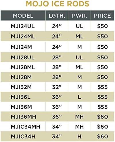 imageSt Croix Rods Mojo Ice Fishing Rod High Performing Durably Sensitive Ice Rod Manufactured in North America34 Inch Mediumheavy 1 Pc