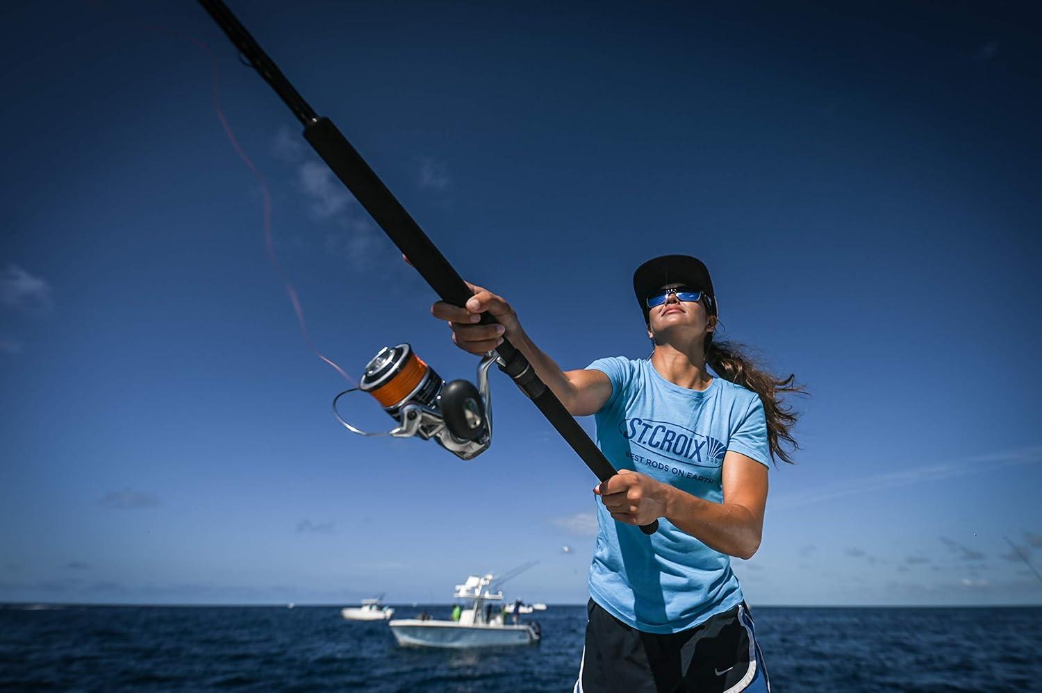 imageSt Croix Rods Mojo Salt Spinning Rod MSWS Expertly Crafted Durably Sensitive High Performing Spinning Rod76 MediumFast 1 Pc