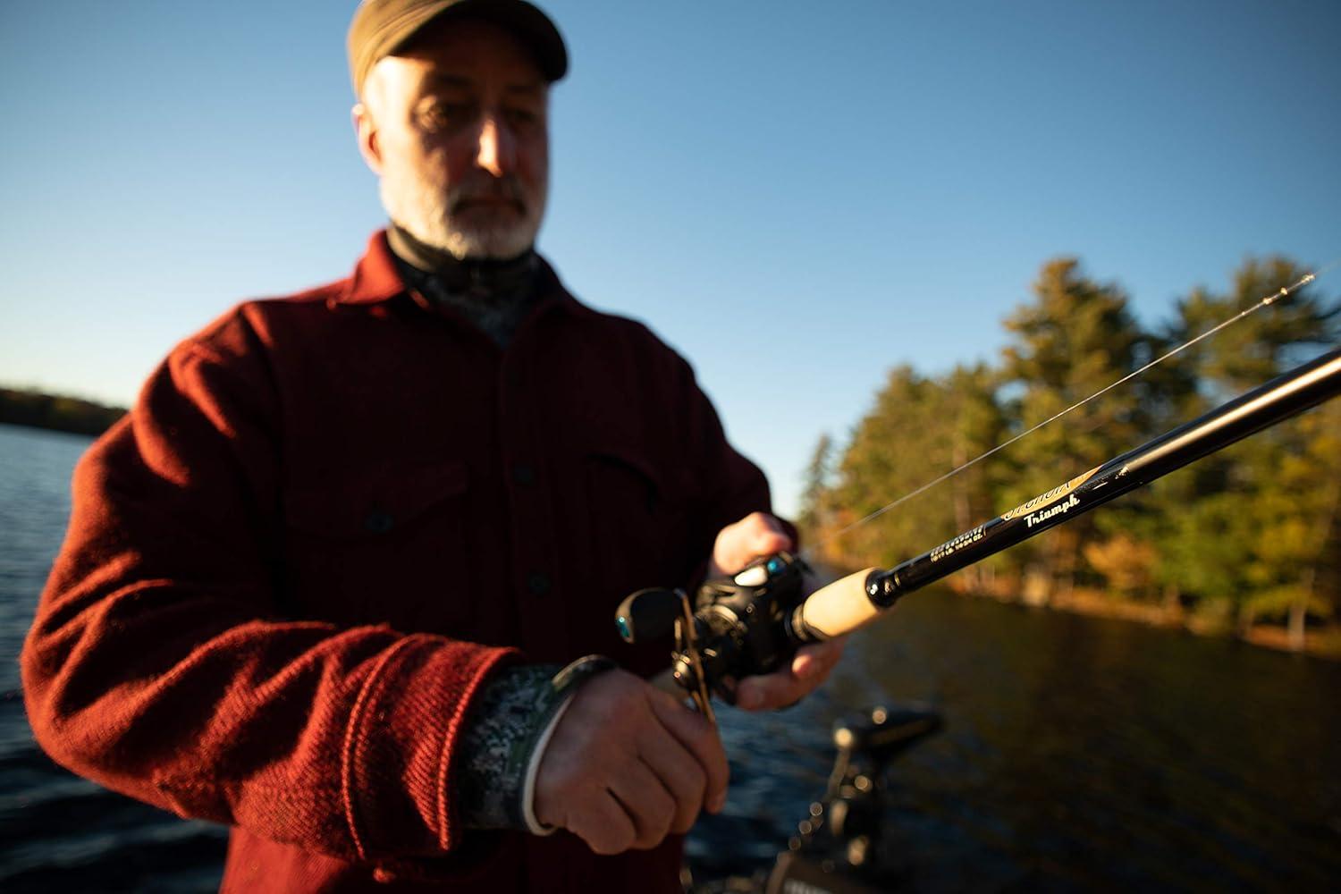 imageSt Croix Rods Triumph Travel Spinning Rod TSR Travel Expertly Crafted Premium Quality Spinning RodDeep Run Blue